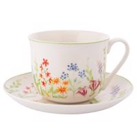 Altom Porcelánová šálka a podšálka Nature Awakening 450 ml