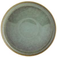 Altom Porcelánový plytký tanier Reactive Sage, 26 cm