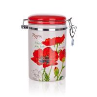 Banquet Keramická dóza s klip uzáverom Red Poppy, 750 ml