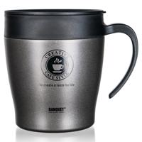 Banquet Termohrnček cestovný TAZZA 330 ml, antracit