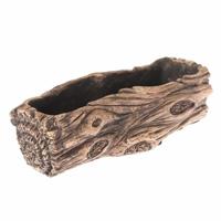 Betónový truhlík, hnedá, 28,5 x 8 x 12 cm