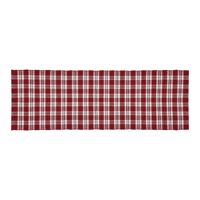 Boma Trading Behúň Happy check vínová/čierna, 35 х 120 cm