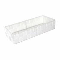 Compactor Úložný organizér do zásuvky Compactor TEX - košík L, 30 x 12 x 7 cm, biely, L