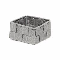 Compactor Úložný organizér do zásuvky Compactor TEX - košík S, 12 x 12 x 7 cm, sivý, S