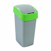 CURVER - Odpadkový kôš Flipbin 45 l, strieborno - zelený