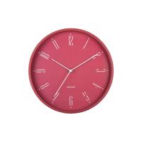 Dizajnové nástenné hodiny Karlsson 5988RDtmavoružové, priemer 30 cm