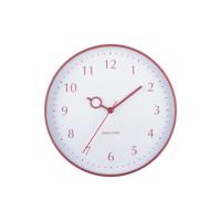 Dizajnové nástenné hodiny Karlsson 5992RD červené,priemer 30 cm