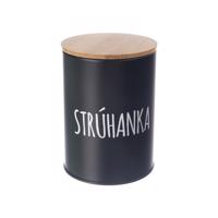 Dóza plech/bambus pr. 11 cm Strúhanka BLACK SK