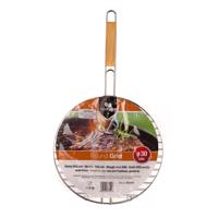 Happy Green Okrúhly grilovací rošt BBQ, 30 cm,