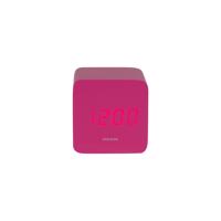 Karlsson 5982BP dizajnové LED hodiny s budíkomružové, 7 cm