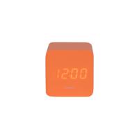 Karlsson 5982OR dizajnové LED hodiny s budíkomoranžové, 7 cm