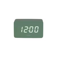 Karlsson 5983GR dizajnové LED hodiny s budíkomzelené, 10 cm