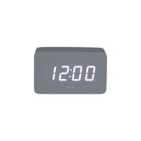 Karlsson 5983GY dizajnové LED hodiny s budíkomsivé, 10 cm
