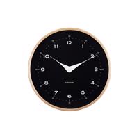 Karlsson 5995BK dizajnové nástenné hodiny čierna, pr. 30 cm