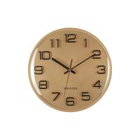 Karlsson 6022GD dizajnové nástenné hodiny zlaté,priemer 30 cm
