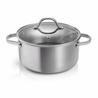 Kastról SteelCRAFT s pokrievkou ø 24 cm, 5,0 l, 5 l