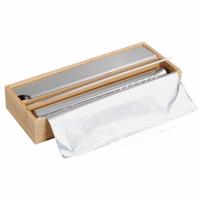 Kesper 58044 Kuchynský zásobník na fólie bambus, 35 x 13 x 5,5 cm
