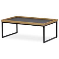 Konferenčný stôl s dekoratívnou hranou, 100 x 60 x 39 cm