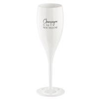 Koziol Pohár s nápisom Champagne the new medicine