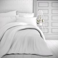 Kvalitex Saténové obliečky Stripe biela, 240 x 220 cm, 2 ks 70 x 90 cm