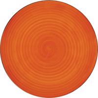 Lamart LT9081 keramický plytký tanier Happy, pr. 26,8 cm, oranžová