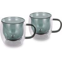 Lamart LT9127 2-dielna súprava pohárov Bear Vaso,250 ml, zelená