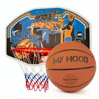 My Hood 304002 set basketbalového koša s doskou a lopty, 2 ks