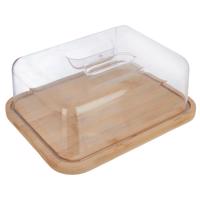 Orion Servírovacia doštička bambus s poklopom, 28 x 22 x 11 cm
