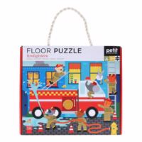 Petit Collage Podlahové puzzle Hasiči