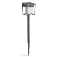 Philips Blaise UltraEfficient Solar LED stĺpik sosenzorom antracitová, 1,5 W, 250/20 lm, 3000 K