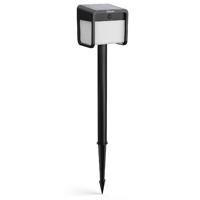 Philips Ezra UltraEfficient Solar LED stĺpik sosenzorom čierny, 1,8 W, 250/25 lm, 3000 K