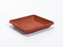 Plastia Podkvetináč Lotos 60 x 60, hnedá