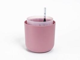 Plastia Samozavlažovací kvetináč Tolita Air ružová, pr. 16 cm