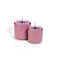 Plastia Samozavlažovací kvetináč Tolita Air ružová, pr. 19 cm