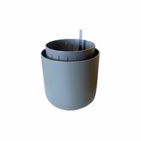 Plastia Samozavlažovací kvetináč Tolita Air sivá, pr. 16 cm