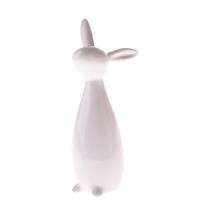 Porcelánový zajačik Twinkie biela, 7,5 x 17 cm