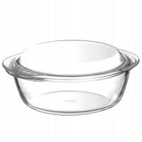 Pyrex Sklenená zapekacia misa s vekom okrúhla 3 l