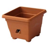 Samozavlažovací kvetináč BERGAMOT, terakota, Plastia