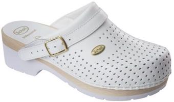 Scholl CLOG S/COMF - zdravotné pantofle PROFESIONAL veľ. 36, biela, 36 EU