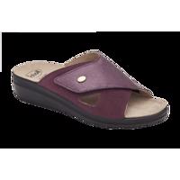 Scholl Papuče Antonia Cross burgundy, veľkosť 41, 41 EU