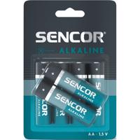 Sencor SBA LR6 alkalická batéria AA, 4 + 2 ks