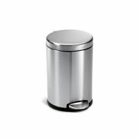 Simplehuman Pedálový okrúhly kôš 4,5 l, nerez