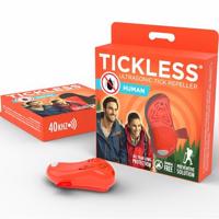 TICKLESS® HUMAN Ultrazvukový repelent protikliešťom a blchám pre ľudí, oranžový