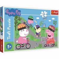 TREFL Prasátko Peppa: Aktivní den MAXI 24 dielov