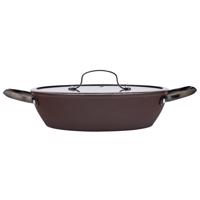 Valdinox Plytký kastról s pokrievkou Stripes 28 cm, 3,2 l